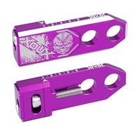 XOUX Reaper BMX Chain Tensioners 3/8" 10 mm AXLE Pair, Viola