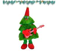 xowwyue Albero Di Natale Che Canta - Albero di Natale Elettrico in Peluche - Ornamento da Scrivania, Piccoli Regali per Calze,per Donne, Adolescenti, Uomini, Ragazze e Ragazzi