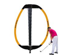 xowwyue Allenatore per lo Swing del Golf - Strumento Per L'Allenamento - Piano di Swing per il Golf - Per Cortile, Garage, Campo da Pratica, Green da Putting, Percorso, per Uso Interno ed Esterno e