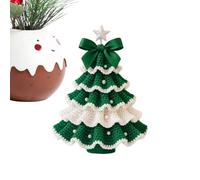 xowwyue Kit Uncinetto per Principianti - Albero Di Natale Kit Per Imparare L'Uncinetto | Set Completo Arte Craft Maglia Per Appassionati Amici Famiglia Decorazioni Festa