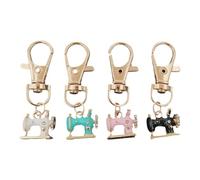 xowwyue Portachiavi Macchina da Cucire | Portachiavi Vintage per Borse a Forma di Macchina da Cucire con Design Unico,per Borse Compatti Regalo Unisex