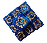 xowwyue Set Di Dadi - Giochi Da Tavolo Con Dadi | 10 Pezzi Con Design Di Draghi Fantasy Per Bambini Adulti Decorazione Tavolo Giochi Di Ruolo Regalo Unisex
