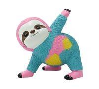xowwyue Statuine Di Bradipo Decorazione Casa Yoga Colorate - Artigianato In Resina Animali - Figura Decorativa Per Mensola Tavolo Casa Festa Vacanza