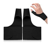 XOXVURI 1 Paio Elastic Right And Left Thumb Brace For Rhizoarthrosis Left Hand Rhizoarthrosis Thumb Support Thumb Tendonitis Compression Gloves For Thumb Trigger