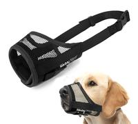 XOXVURI 1 Pezzo Museruola Cane Piccola Taglia Small Dog Muzzle Adjustable Dog Muzzle Nylon Anti-Bark Muzzle Breathable Mesh Anti-Bark For Chihuahua Yorkshire Terrier Maltese Pomeranian M
