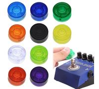 XOXVURI 10 Pezzi Guitar Pedal Cover, Protective Cap, Pedal Effects, Nail For Electric Guitar, Electric Guitar Effects, Pedaliera Chitarra Guitar Pedals, Accessori Chitarra