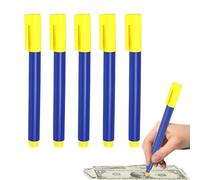 XOXVURI 5 Pezzi Penna Rilevatore Banconote False Fake Money Pen Pen For False Banknotes Suitable For Stores Small Businesses Retail Stores Etc To Verify The Authenticity Of Various Banknotes