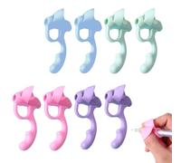 XOXVURI 8 Pieces Impugnatura Matita Bambini Kids Grip Pencil Grip Silicone Ergonomic Writing Posture Correction Tool For Left And Right Handers Writing Aid For Children And Adults