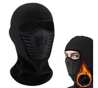 XOXVURI Sottócasco Moto Invernale Thermal Winter Motorcycle With Fleece Balaclava Thermal Thermal Balaclava Underhelmet Multifunctional For Cycling Skiing Windproof Breathable Unisex, Nero
