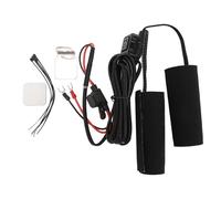 XoYixoYi Copri impugnatura riscaldata per moto 12V IP67 Resistente all'acqua 3 impostazioni di temperatura Chiusura con gancio e anello Scaldamanubrio per moto