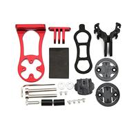 XOYIXOYI Edge Supporto per Computer da Bici, per XOYIXOYI, Supporto GPS in Lega CNC con Doppio Blocco, Rivestimento Antiruggine, Compatibile per Serie Edge, CatEye, Adatto a Mo (Rossa)