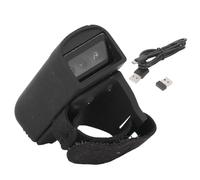 XOYIXOYI Scanner per codici a barre, Dispositivo compatto indossabile da dito, Bluetooth wireless, 5000 memorie, per IOS Android, Riconoscimento ID efficiente per grandi