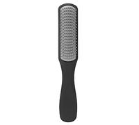 XOYIXOYI Spazzola per Styling dei Capelli con Impugnatura sul Palmo, Manico in Gomma Antiscivolo, Compatibile con Asciugacapelli, Versatile per Donne e Uomini, Uso Domestico, (Nera)