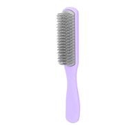 XOYIXOYI Spazzola per Styling dei Capelli con Impugnatura sul Palmo, Manico in Gomma Antiscivolo, Compatibile con Asciugacapelli, Versatile per Donne e Uomini, Uso Domestico, (Viola)