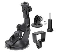 XoYixoYi Supporto per auto con ventosa per parabrezza, base di montaggio in ABS, adattatore per fotocamera 2