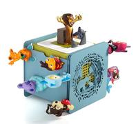 Xozoyo Scaffale per Tonie, motivo elefante, in metallo, per Toniebox, per 25-40 personaggi, decorazione per la cameretta dei bambini, regali per bambini