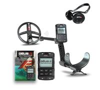 XP Metal Detector DEUS II RC - Piastra FMF 9" con cuffie wireless WSAII - Metal detector impermeabile e multifrequenza con telecomando XP DEUS II e asta S-Telescopic