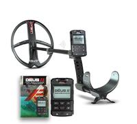 XP Metal Detectors Deus II RC - Multi Frequenza e Impermeabile, ideale per la ricerca di tutti i metalli - Piastra di ricerca 13x11" FMF, Telecomando Wireless e asta S-Telescopic (DEUS2-34FMFRC)