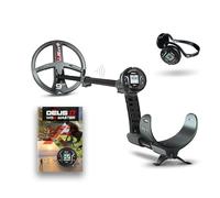 XP Metal Detectors Deus II WS6 Master - Multi Frequenza e Impermeabile, ideale per la ricerca di tutti i metalli - Piastra di ricerca 9" FMF, Cuffia Wireless WS6 e asta S-Telescopic (DEUS2-22FMFWS6)