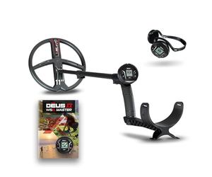 XP Metal Detectors Deus II WS6 Master - Multi Frequenza e Impermeabile, ideale per la ricerca di tutti i metalli - Piastra di ricerca 11" FMF, Cuffia Wireless WS6 e asta S-Telescopic (DEUS2-28FMFWS6)