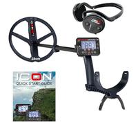 XP Metal Detectors ICON - Potente, Semplice, Versatile, Metal Detector Senza Fili Multifrequenza, Impermeabile, Cuffie WSAST, Piastra FMF 28 cm, Ultra Leggero, Compatibile DEUS II (ICON-28FMFRCWSAST)