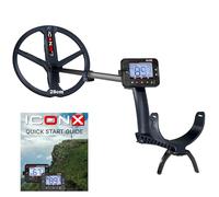 XP Metal Detectors ICONX - Potente, Semplice, Versatile, Metal Detector Senza Fili Multifrequenza, Impermeabile, Piastra FMF 28 cm, Ultra Leggero, Compatibile DEUS II (ICONX-28FMFRC)
