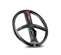 XP Metal Detectors Piastra di Ricerca FMF da 11" (28) con salva piastra e asta finale per metal detector Deus II - Piastra multifrequenza veloce e simultanea da 4 a 45 kHz! (D28FMF)