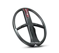 XP Metal Detectors Piastra di Ricerca FMF da 13x11" con salva piastra e asta finale per metal detector Deus II - Piastra multifrequenza veloce e simultanea da 4 a 45 kHz! (D3428FMF)