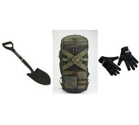 XP Metal Detectors - Zaino Backpack 280 per uso metal detector + Pala All Black