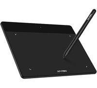 XP-PEN Deco Fun S - Tablet grafico a stilo passivo 8192 livelli, con inclinazione a 60°, 6 x 4 pollici, per dissinuare, imparare a distanza o giocare OSU, nero classico