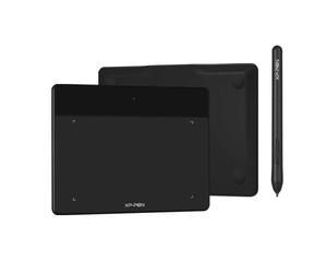 XP-PEN Deco Fun XS - Tablet grafico da disegno, dimensioni 4 x 3 pollici, ideale per firma elettronica e istruzione remota, colore: nero classico