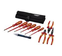 XP1000 VDE Elettrico Strumento Kit Cacciaviti Pinze Cercafase 10 Pezzi 94852
