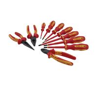 XP1000 VDE Screwdriver Pinze Set 10 Pezzi Testato Per 10,000V Piatto Lati 94859
