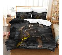 XPASHIQWC Cavaliere Angelo Set Di Biancheria Da Letto Stampato in 3D Copripiumino Crusader Armor Con Chiusura A Zip Morbido E Resistente Ideale Per Coppie E Adulti King（220x240cm）