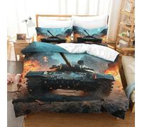 XPASHIQWC Serratura 3D Stampato Set Di Biancheria Da Letto in Microfibra Super Morbida fiamme esplosione Con Chiusura A Zip Perfetto Per Bambini E Adolescenti Double（200x200cm）