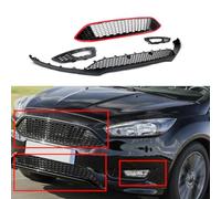 Xpccbhd Anteriore Griglia del Radiatore per Ford Focus 2015-2017, Griglia Anteriore A Doppio Rene Frontali Griglia di Ricambio Griglia Anteriore Lucida,C