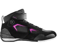 XPD X-Radical Scarpe da moto da donna, nero/rosa, Taglia 36