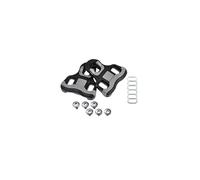 Tacchette di ricambio Xpedo CT7 compatibile con Sistema Lock Keo 0° 1 Coppia Ner