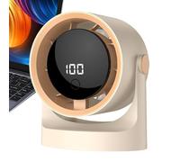 XPetits Ventilateurs - Ventilateur De Table À Affichage Numérique À 100 Vitesses, Ventilateur De Bureau Rechargeable | Pour La Maison, L'appartement, Le Dortoir, Le Bureau, Les Voyages, Le Camping, La