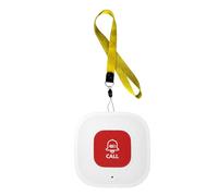 XPEX 1 Pezzi WiFi Salvavita Anziani Pulsante Emergenza Anziani Sistema di Allarme di Emergenza per i Cittadini Anziani Pazienti Disabili Anziani,Supporto solo 2.4GHz Wi-F e uso internoi