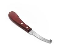 XPEX 1 Pezzo Sinistra Lama Stretta Coltello per Zoccoli,Premium in Acciaio Inossidabile con Manico,Utensili Riparazione Ferro Cavallo,Adatto per Bovini, Pecore,Cavalli