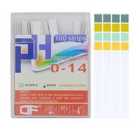 XPEX 100 pezzi Strisce per il test del pH 100 pz,ph piscina test，phmetro，cartine tornasole, intervallo di misurazione 0-14, indicatore universale, test di acidità per acquari e per acqua po
