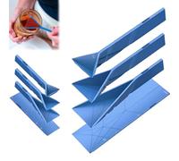 XPEX 2 Pezzi 3 in 1 Misurino ml Misurini cucina cucchiai dosatori strumento di misurazione per liquidi e solidi, cucchiaio dosatore per misurazioni di cottura,measuring cups（Blu）