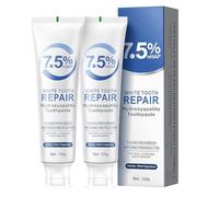 XPEX 2 Pezzi Idrossiapatite Dentifricio,Senza Fluoro,Sbiancante Naturale,Protezione Dello Smalto e Sollievo Per Denti Sensibili,Gusto Menta Fresca