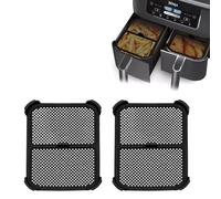 XPEX 2 Pezzi Paraspruzzi per ninja friggitrice ad aria Friggitrice ad Aria, Silicio Paraschizzi per Ninja accessorio, compatibili con Ninja Foodi Max Dual Zone AF400EU AF451 DZ401