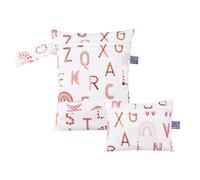 XPEX 2 Pezzi Porta Pannolini, Wetbag Borsa Per Pannolini Lavabili, Borsa Per Pannolini Impermeabile Riutilizzabile, Wetbag Pannolini Con Cerniera, Bambino Bag Per Viaggi Spiaggia Piscina Gym(2Misura)