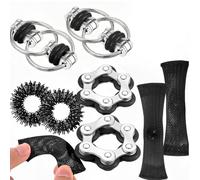 XPEX 8 Pezzi Giochi Sensoriali, Fidget Toys Set, Mini Tubi Pop Giocattolo Per Bambini Antistress, Giocattolo Educativo E Sensoriale Elastico, Per Adhd Alleviare Lo Stress E L'Ansia(Nero) (nero)