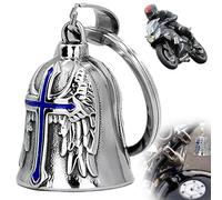 XPEX Portachiavi Guardian Bell,Guardian Bell Moto,Campanella Moto Nero Oleoso,Campanello Da Motociclista,Protezione Gremlin,Accessorio Per,Biciclette,Auto Elettriche(Blu)