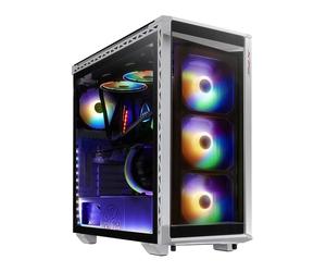 XPG BATTLECRUISER Midi Tower Nero, Bianco - Nouvo