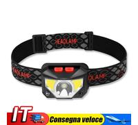 XPG+COB LED Headlamp Wave Induction 1000mAh Waterproof Outdoor Head Torch IT
